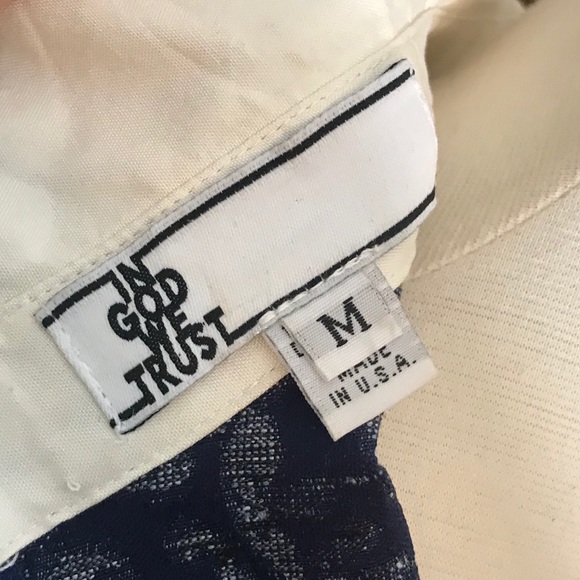 In God We Trust Collared Blouse - Picture 6 of 7